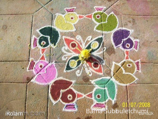 Rangoli: Birds