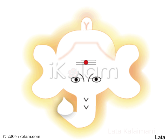 Rangoli: Ganesha rangoli