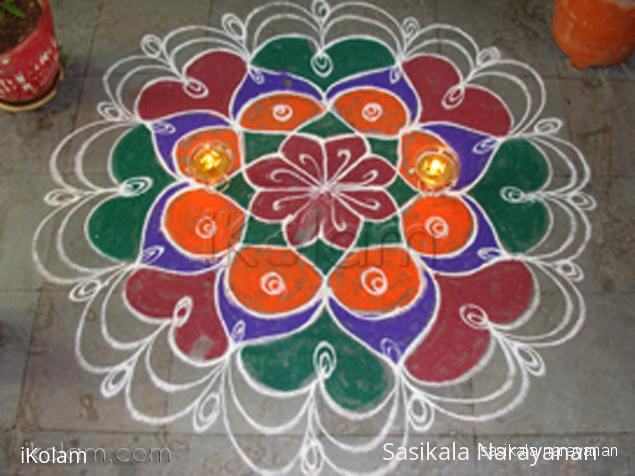 Rangoli: mixed padi & rangoli