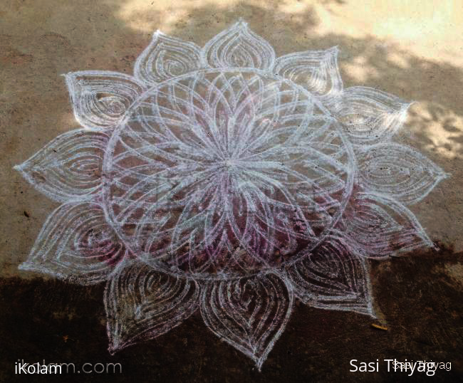 Rangoli: rangoli in double strokes