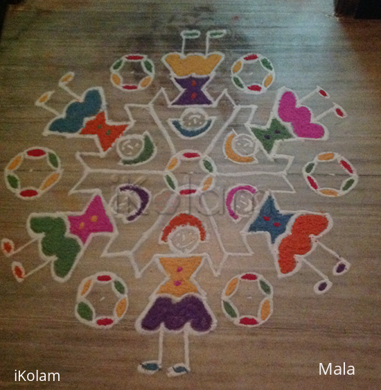 Rangoli: Bommai kolam
