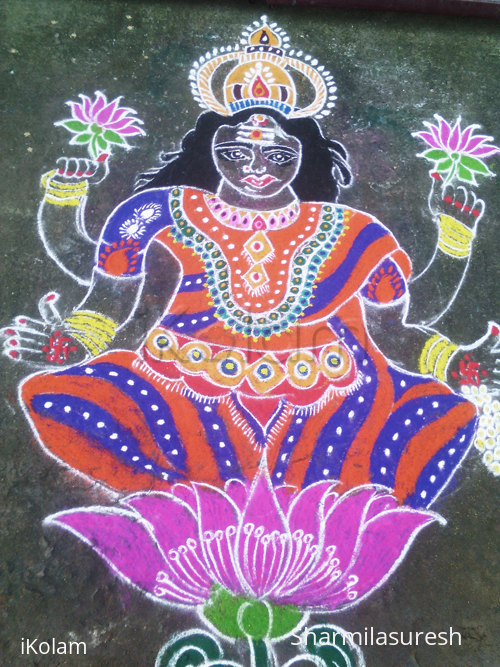 Rangoli: lakshmi rangoli Rangoli: lakshmi rangoli