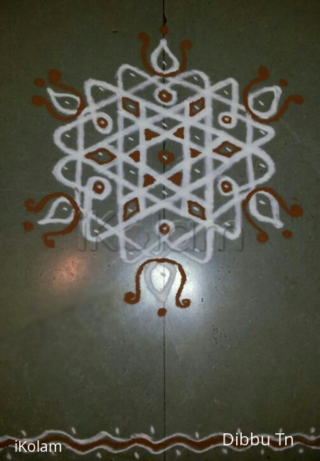 Rangoli: Dotted Kolam