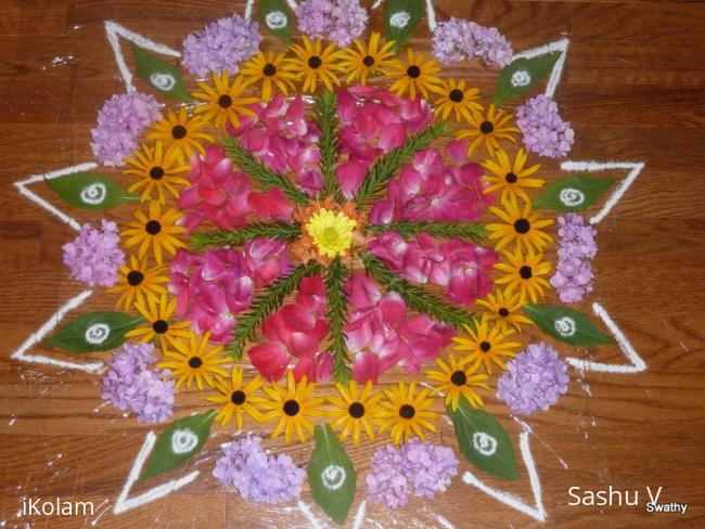 Rangoli: Flower Rangoli
