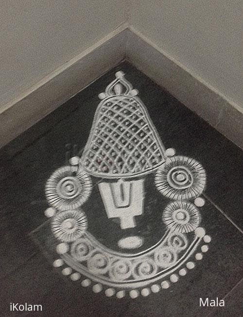 Rangoli: perumal Rangoli: perumal