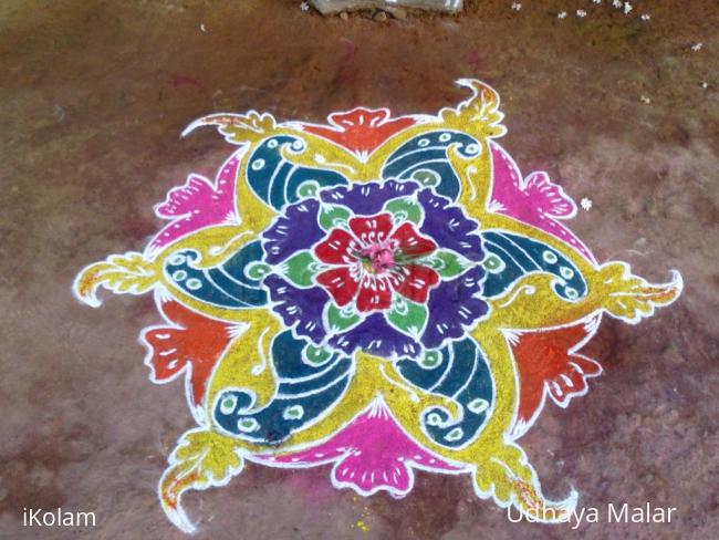 Rangoli: Free hand design