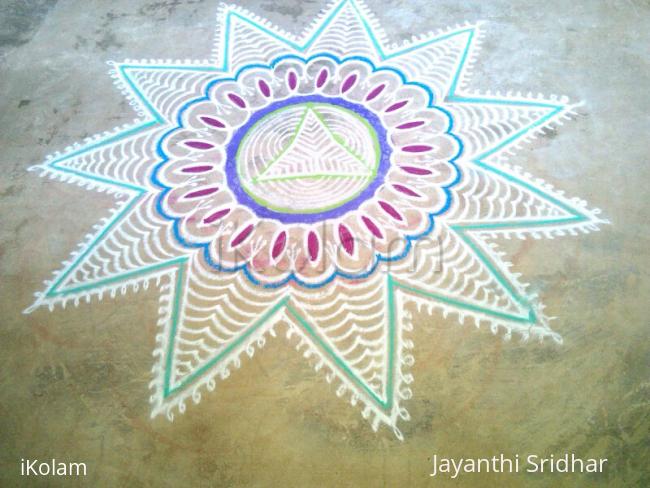 Rangoli: Free hand kolam