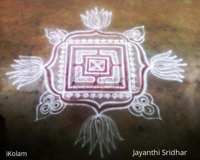 Rangoli: Thai Velli - II Rangoli: Thai Velli - II