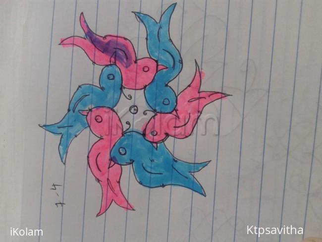 Rangoli: colourful birds