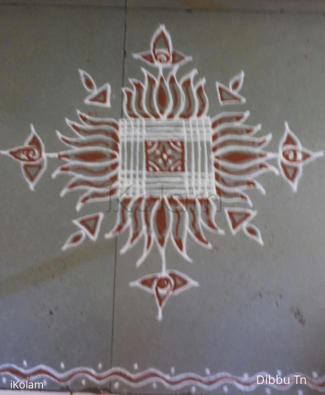 Rangoli: small kolam