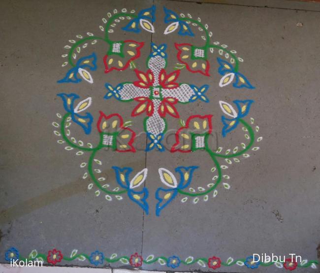 Rangoli: Margazhi Day 8 podikolam Rangoli: Margazhi Day 8 podikolam