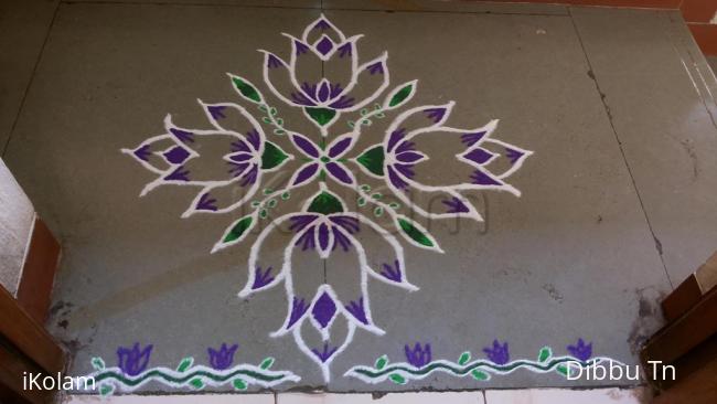Rangoli: Margazhi Day 12 Podikolam