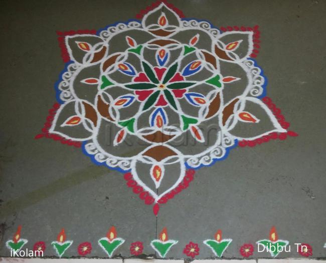 Rangoli: Margazhi Day 17 Podikolam Rangoli: Margazhi Day 17 Podikolam