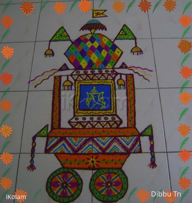 Rangoli: Rathasaptami Kolam