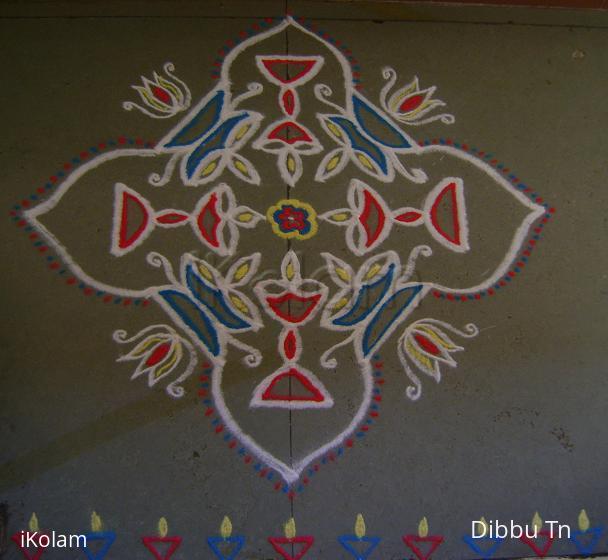 Rangoli: Simple Podikolam