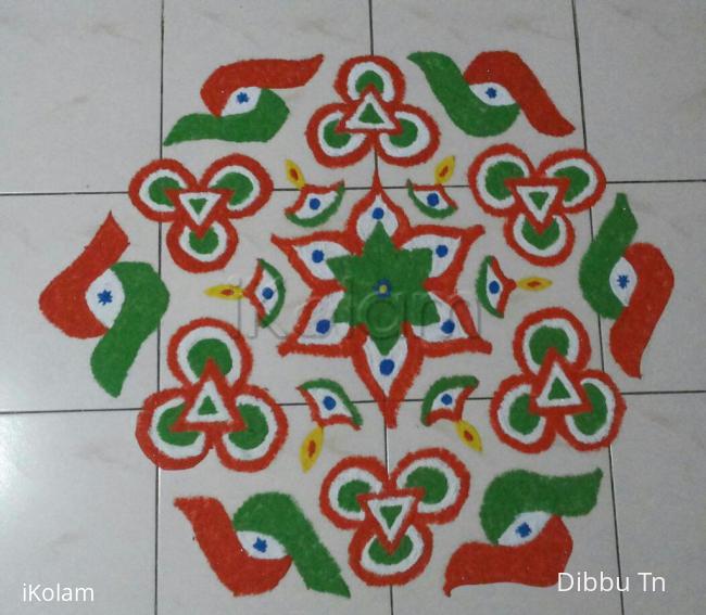 Rangoli: Happy Independence Day