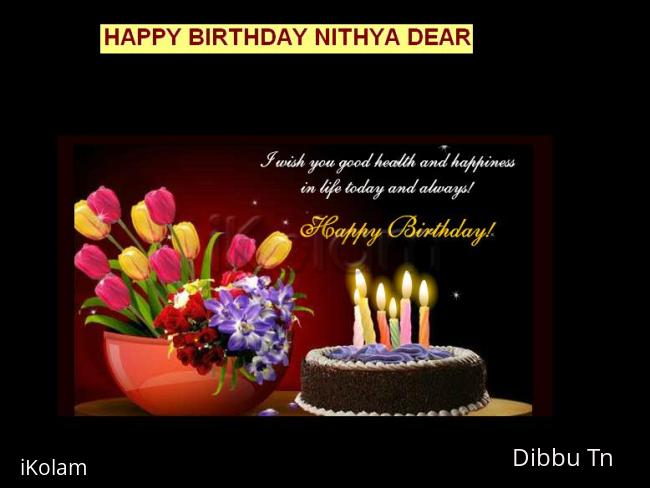 Belated Birthday Wishes Nithya - hAPPY bIRTHDAY.JPG