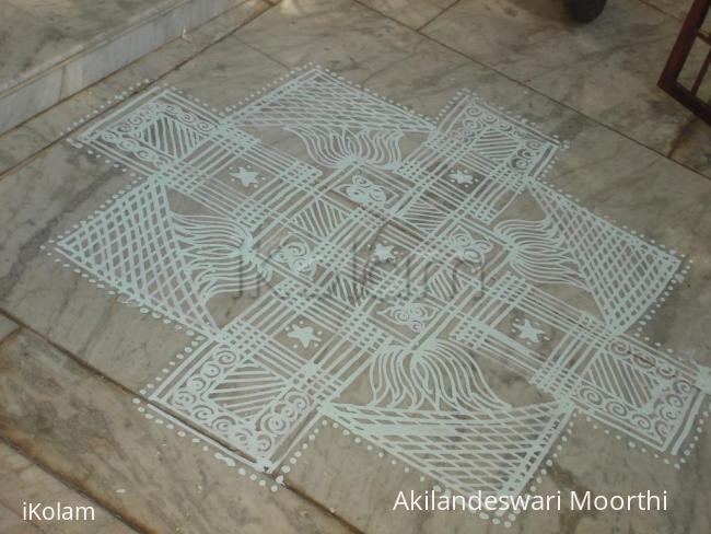 Rangoli: karthigai deepam rangoliattache