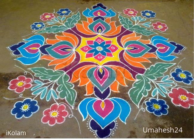 Rangoli: Margazhi Kolam