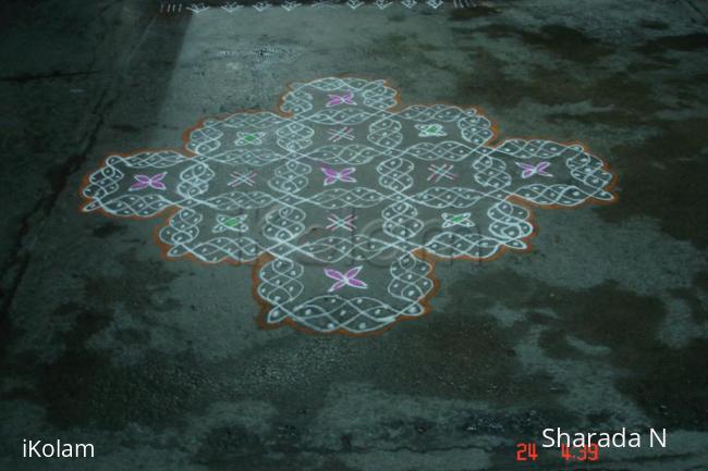Rangoli: Chikku Kolam