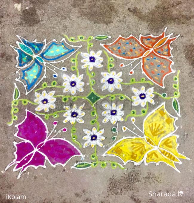 Rangoli: Dotted Margazhi Kolam
