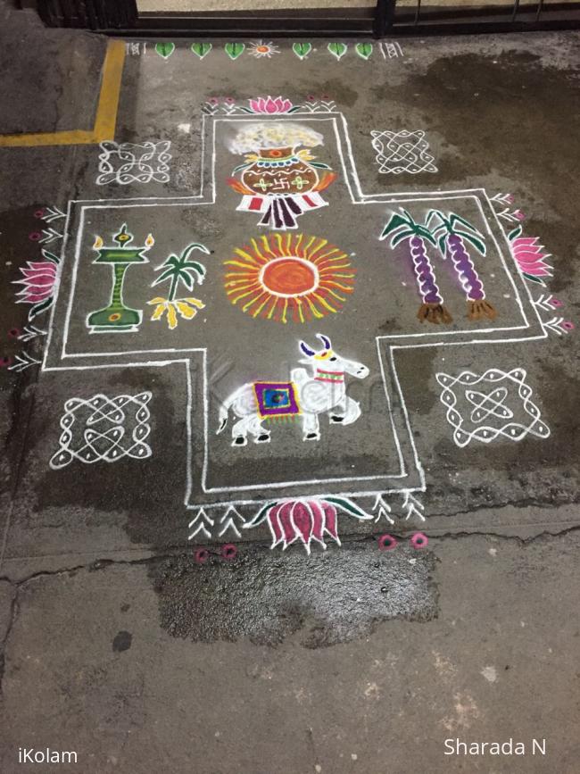 Rangoli: Freehand Margazhi