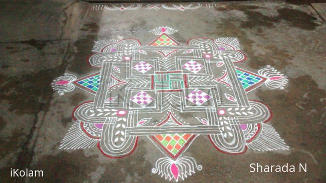 Rangoli: freehand