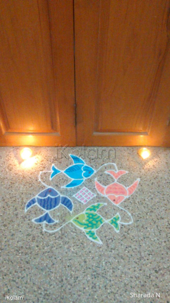 Rangoli: dotted rangoli
