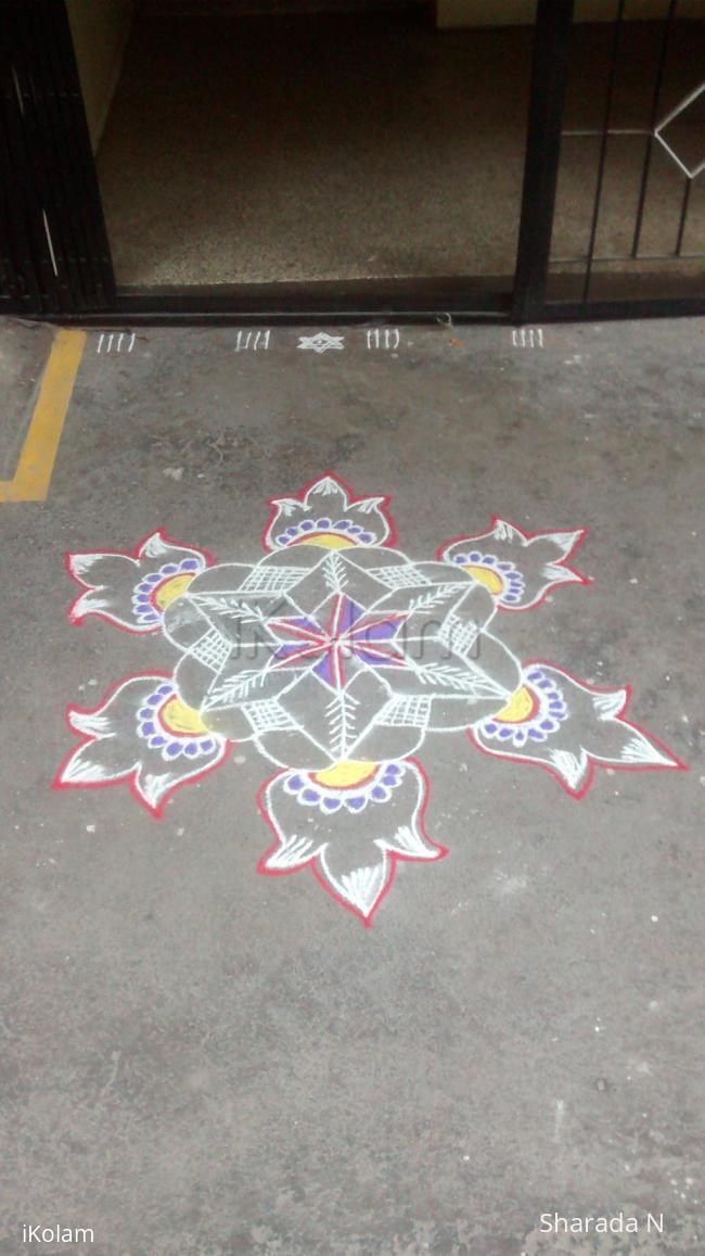 Rangoli: freehand