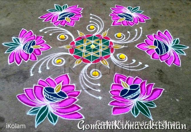 Rangoli: Margazhi Utsavam 2015-day 1