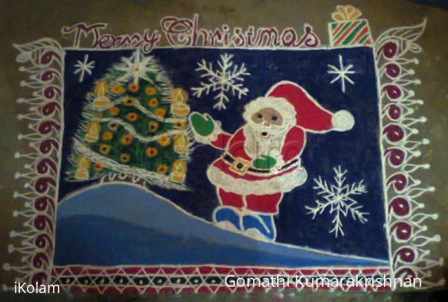 Rangoli: Merry Christmas