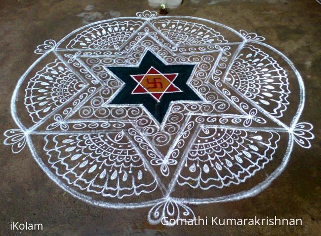 Rangoli: Freehand Design for Tamil New Year Rangoli: Freehand Design for Tamil New Year