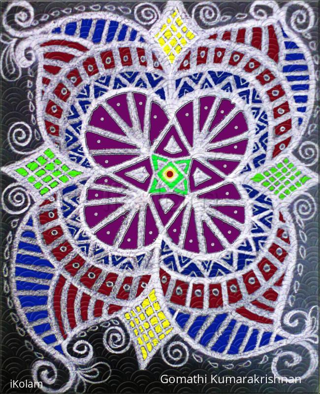 Rangoli: Ratha Sapthami Rangoli: Ratha Sapthami