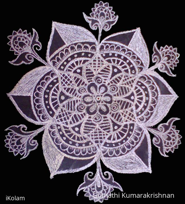 Rangoli: freehand design Rangoli: freehand design