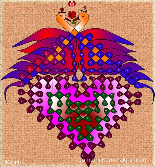 Rangoli: Valetines Day