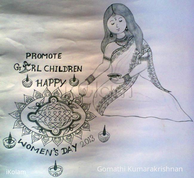 Rangoli: Women's Day