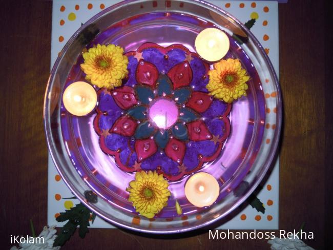 Rangoli: Rangoli inside water