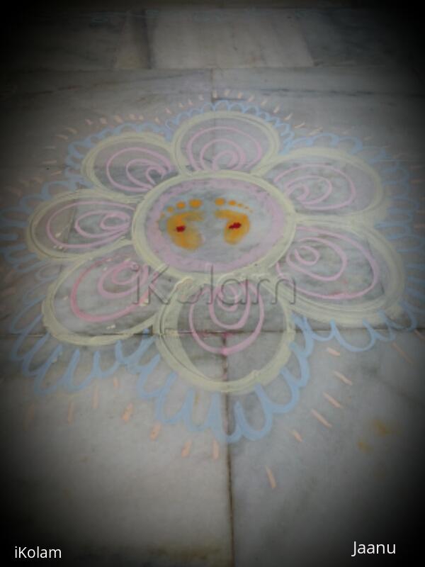 Rangoli: Janmashtami Rangoli 2014