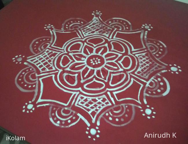Rangoli: Mavu/ Dose Batter Rangoli 1 Rangoli: Mavu/ Dose Batter Rangoli 1