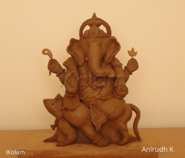 Rangoli: Parisara snehi Ganesha 2014