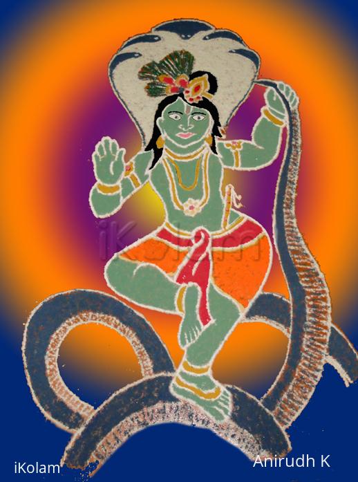 Rangoli: ShriKrishna Janmashtami -2014