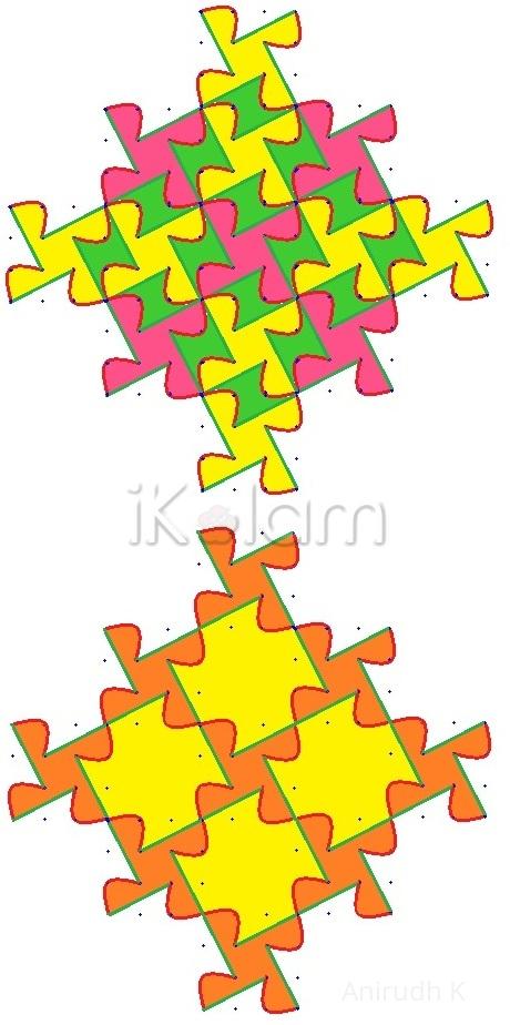 Rangoli: My Puzzel version - 1 Rangoli: My Puzzel version - 1