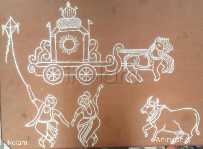 Rangoli: Sankranthi 2018