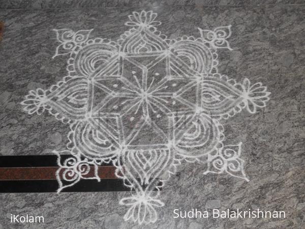 Rangoli: Simple design