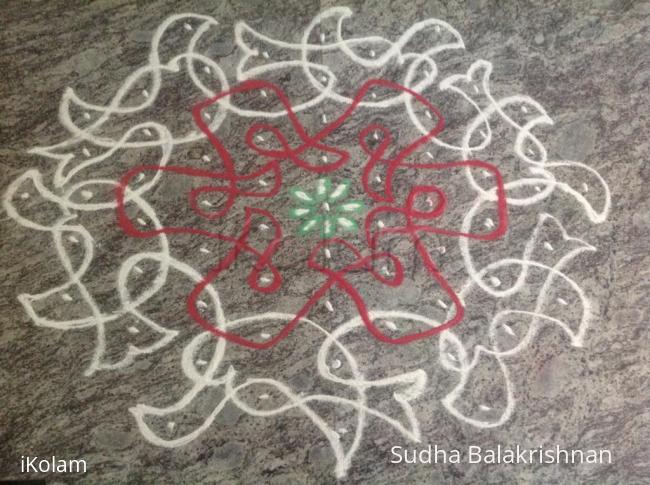 Rangoli: Bird kolam