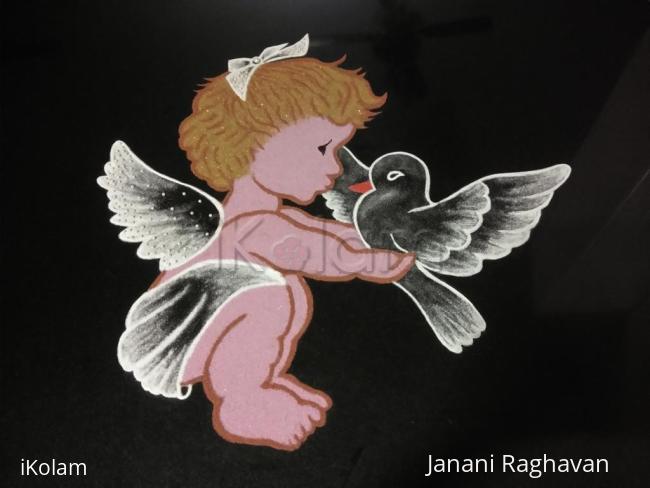 Rangoli: 2017-Childrens' Day Rangoli: 2017-Childrens' Day