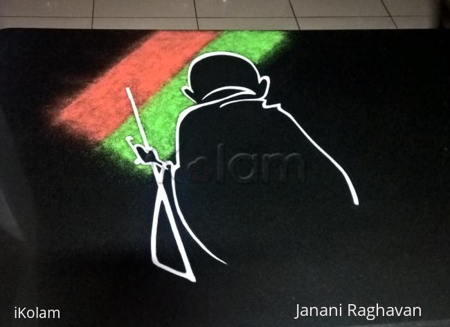 Rangoli: 2017-Gandhi Jeyanthi