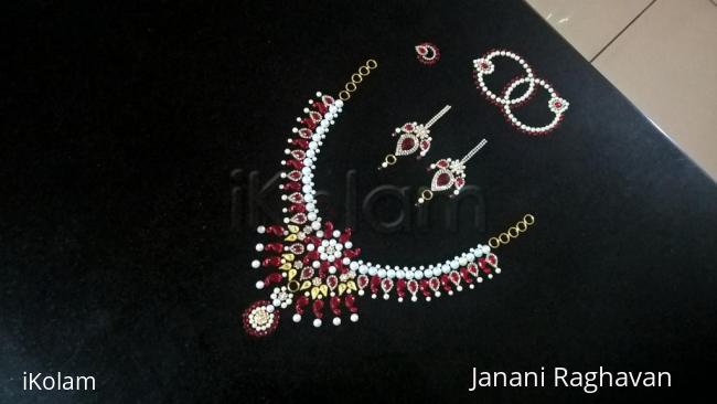 Rangoli: 2017-Navratri-9-A parting gift for the Goddess Rangoli: 2017-Navratri-9-A parting gift for the Goddess