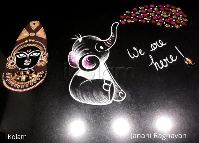 Rangoli: 2018- Gowri Ganesha