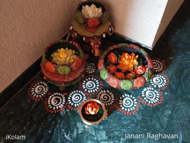 Rangoli: 2018- Vishu-2- Threshold Rangoli: 2018- Vishu-2- Threshold